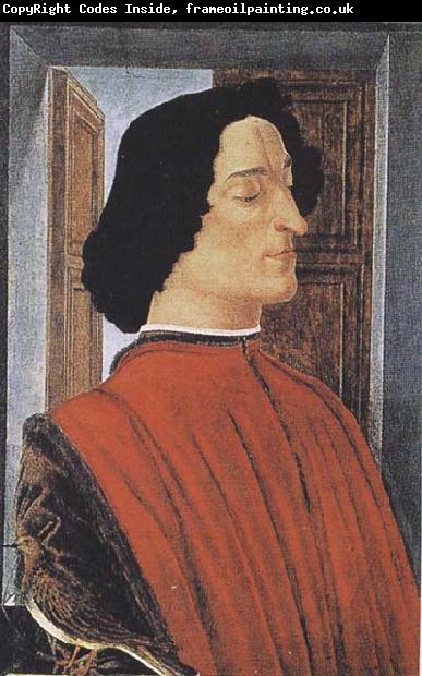 Sandro Botticelli Portrait of Giuliano de'Medici